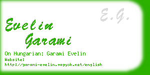 evelin garami business card